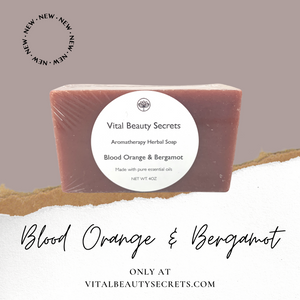 Blood Orange & Bergamot Natural & Organic Essential Oil Soap