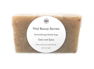 Oats and Spice Natural & Organic Essential Oil Soap