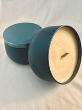 Bay Rum Soy Wax Wood Wick Scented Luxury Tin Candle