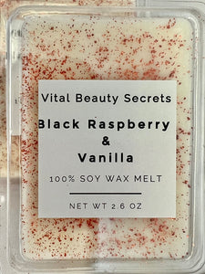 Black Raspberry Vanilla 100% Soy Wax Melts/Tarts