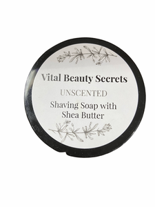 Unscented Butter Cream Shaving Soap