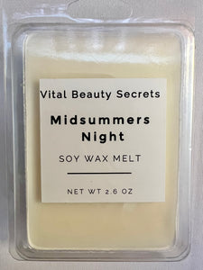 Midsummer's Night 100% Soy Wax Melts/Tarts