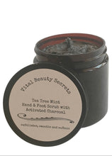 Tea Tree Mint Hand & Foot Soap Scrub with Activated Charcoal